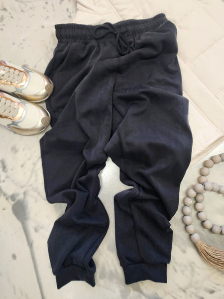 Marshmallow Joggers in Black