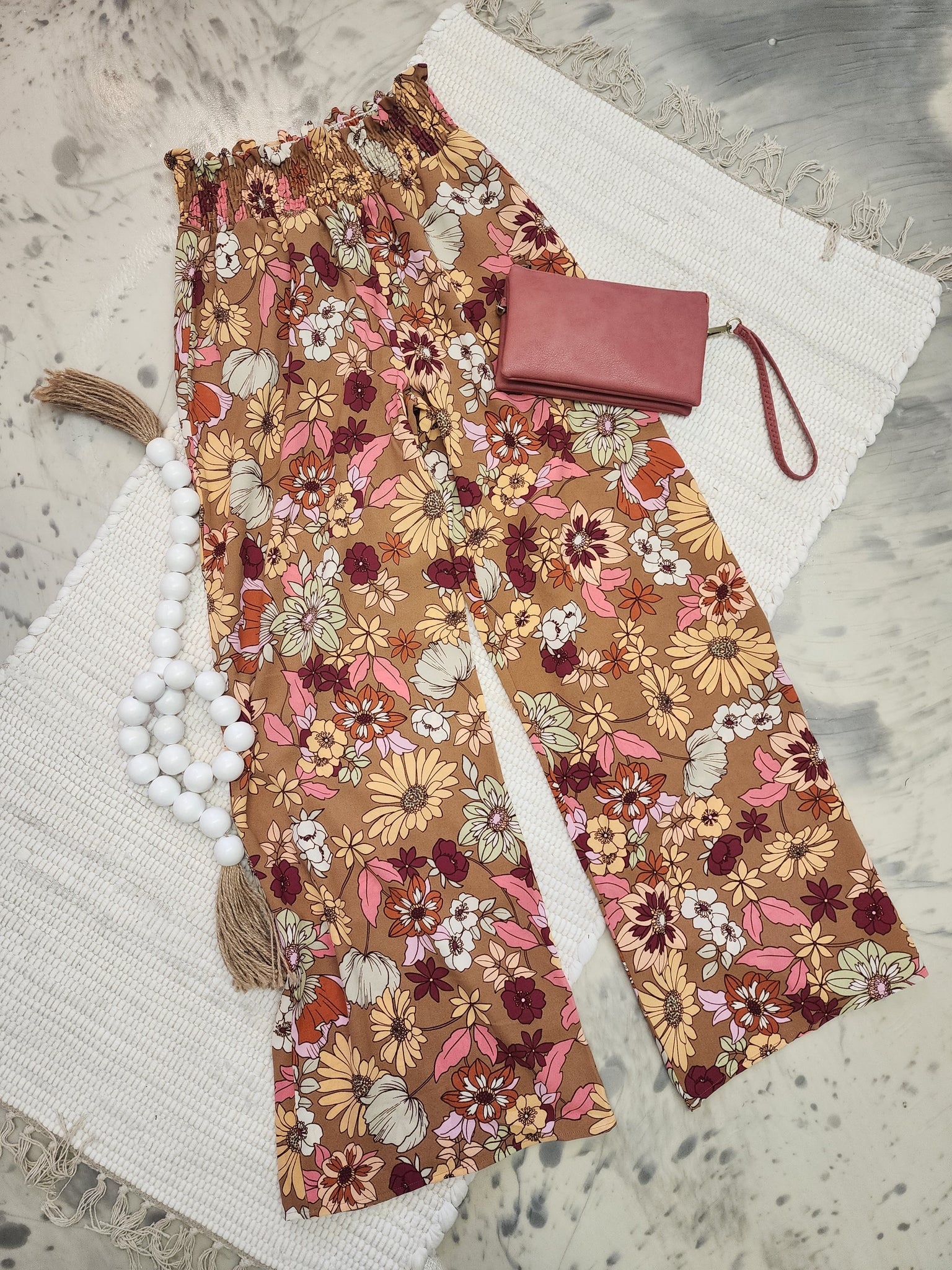 Presley Palazzo Pants Boho Floral