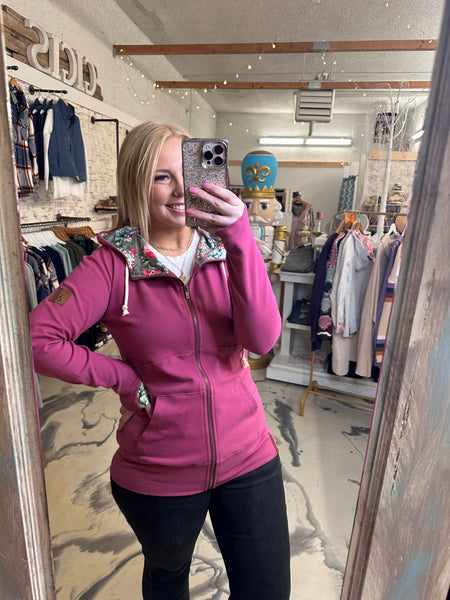 Ampersand Ave FullZip Glow Girl