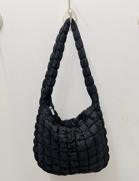 Large Quilted Puff Tote