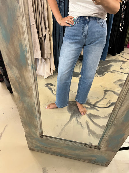 Rubies + Honey Claire Cropped Jeans HW