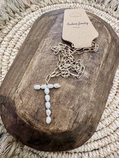 Pearl Initial Necklaces