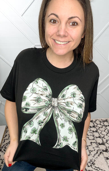 Clover Bow Graphic Tee