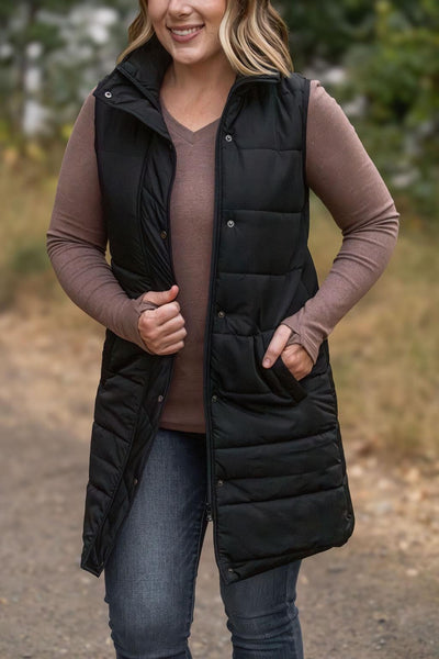 Harlow Long Vest