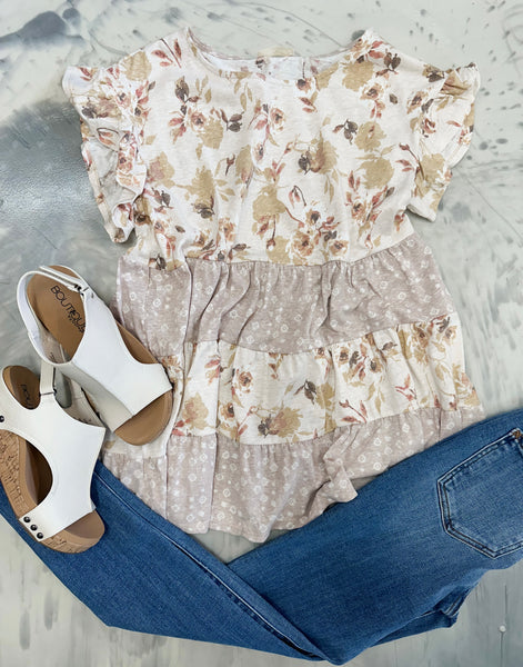 Floral Print Babydoll