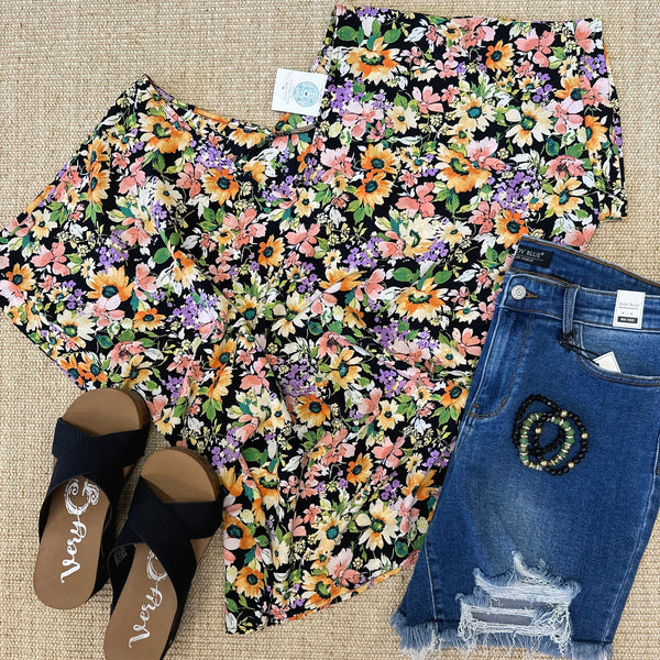 Dabble in Floral Dolman