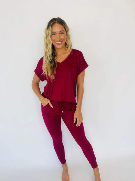 Kristie V-neck Lounge Set