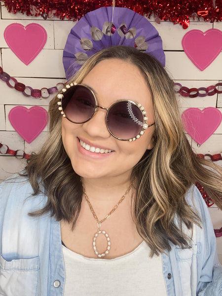 Fierce & Flirty Pearl Sunglasses