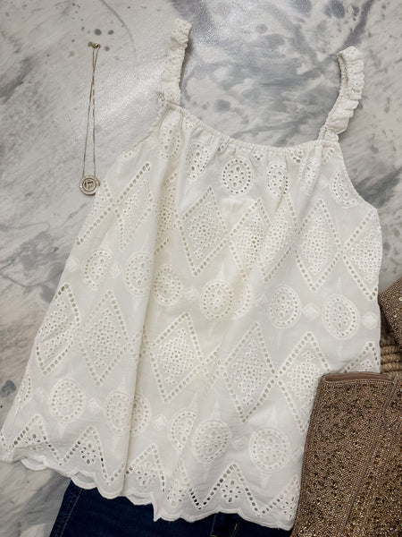 Valerie Eyelet Tank