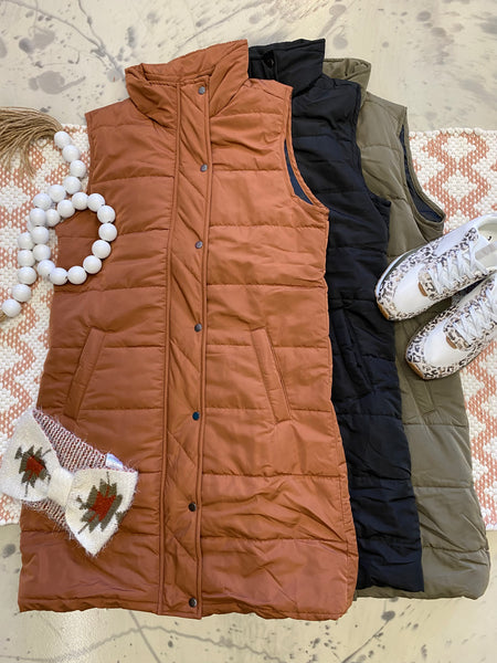 Harlow Long Vest