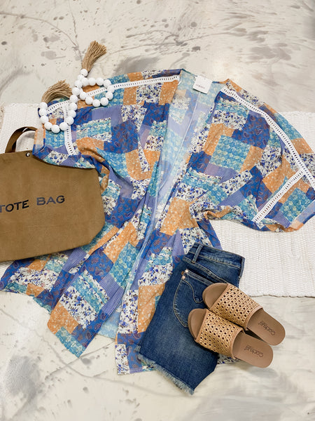 Oversized Patchwork Kimono