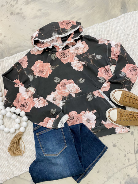 Ampersand Ave University Hoodie Blush & Blooms