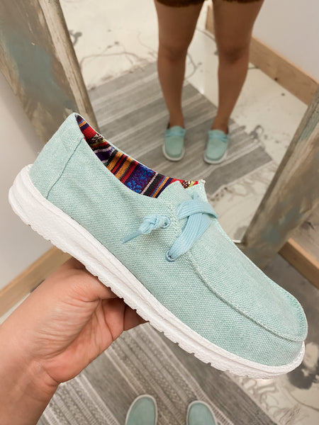 Holly Boat Shoes Turquoise