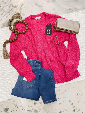 Pink Popcorn Sweater