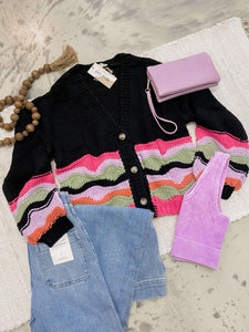 Spring Waves Sweater Cardigan