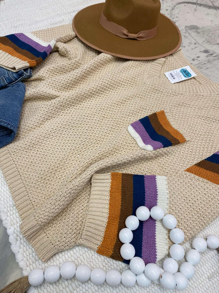 POL Colorblock Sweater