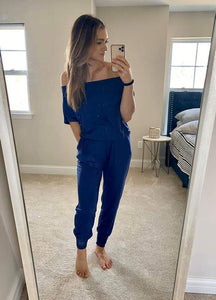 Navy Jumpsuit