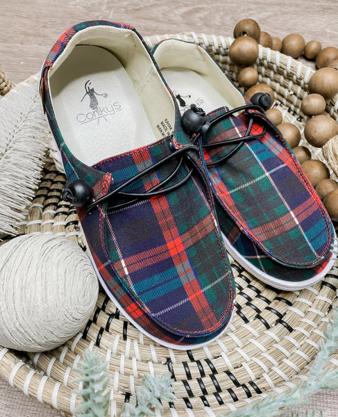 Tartan Boat Shoes