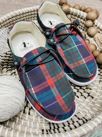 Tartan Boat Shoes