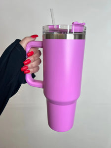 Pink Quencher Mug w/Handle